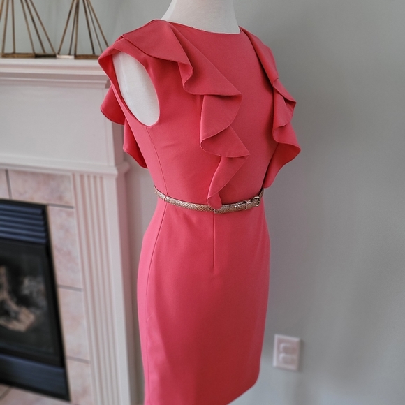 SOLD✅️CK☆Coral Sheath Dress - Picture 4 of 7